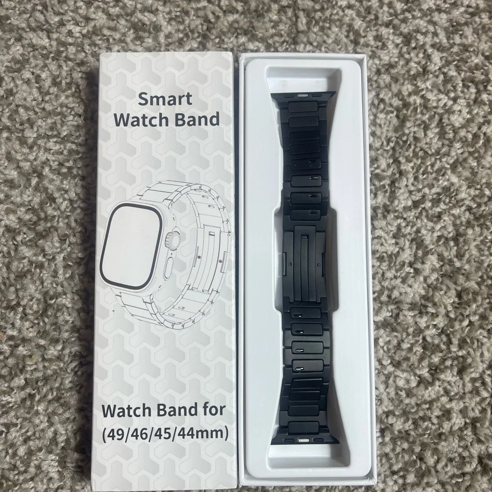 Pure Titanium Bands Compatible with Apple Watch Ultra 3/2/1 Series 11 10 9 8 7 6